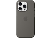 Apple iPhone 16 Pro Silikondeksel (steingrå) Deksel til mobiltelefon