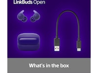 Sony Linkbuds Open True Wireless ørepropper (lilla) Ørepropper
