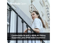 Sony Linkbuds Open True Wireless ørepropper (sort) Ørepropper