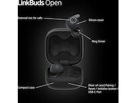 Sony Linkbuds Open True Wireless ørepropper (sort) Ørepropper