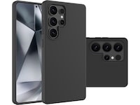iiglo Galaxy S25 Ultra Silikondeksel (sort) Deksel til mobiltelefon