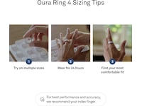 Oura Ring 4 Sizing Kit Smart ring