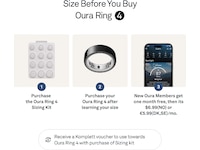 Oura Ring 4 Smart Ring str. 9 (sort) Smart ring