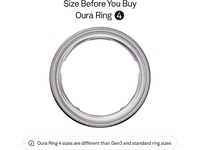 Oura Ring 4 Smart Ring str. 7 (sølv) Smart ring