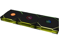 Lian Li UNI FAN TL Wireless LCD Reverse 3pk (sort) Vifter