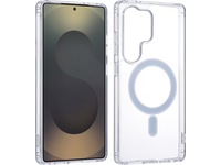 iiglo Galaxy S25 Ultra Magnetic Silikondeksel (gjennomsiktig) Deksel til mobiltelefon