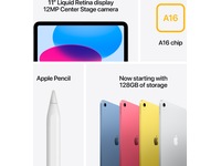 iPad 11" (2025) 512GB 5G (gul) Nettbrett / iPad