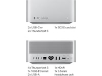 Mac Studio (2025) 1TB Stasjonær PC