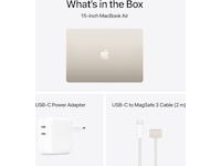 MacBook Air 15" M4 (2025) 512GB (stjerneskinn) PC - Bærbar / laptop