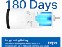 TP-Link Tapo C410 utendørs overvåkningskamera 2-pakning Overvåkningskameraer