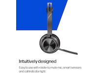 HP Poly Voyager Focus 2 MS USB-C trådløst headset Hodesett, trådløse
