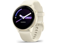 Garmin Vivoactive 6 AMOLED 42mm GPS (bone/lunar gold) Smartklokker