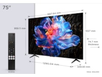 TCL 75" 4K Google TV 75V6C 70 - 79 tommer TV