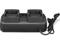 Freev 20V-system dobbel batterilader Tilbehør til snøfresere