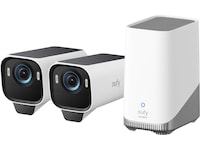 Eufy eufyCam S3 Pro overvåkningskamera sett 2-pack + HomeBase S380 Overvåkningskameraer