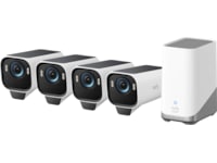 Eufy eufyCam S3 Pro overvåkningskamera Kit 4 pack + HomeBase S380 Overvåkningskameraer