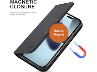 iiglo iPhone Air Lommebokdeksel (sort) Deksel til mobiltelefon