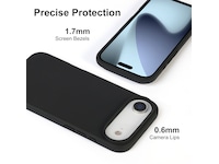 iiglo iPhone Air Magnetic Silikondeksel (sort) Deksel til mobiltelefon
