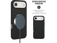 iiglo iPhone Air Magnetic Silikondeksel (sort) Deksel til mobiltelefon
