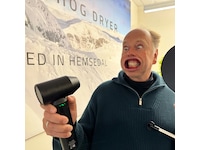 Hedgehog JET håndholdt luftblåser (sort) Rens