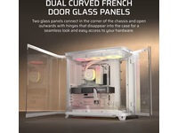 Corsair AIR 5400 RS-R ARGB Triple Chamber Mid Tower (hvit) Midi tower