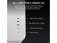 Corsair AIR 5400 RS-R ARGB Triple Chamber Mid Tower (hvit) Midi tower