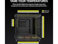Corsair AIR 5400 RS-R ARGB Triple Chamber Mid Tower (svart) Midi tower