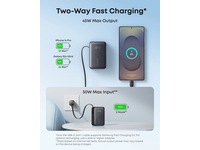 Anker Nano Powerbank 10K 45W (svart) Powerbank