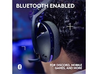 Logitech G321 Lightspeed trådløst gamingheadset (svart) Gaming headset