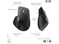 Logitech MX Master 4 for Mac Trådløs Ergonomisk Mus (space black) Mus