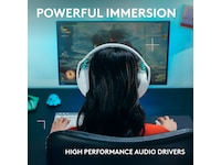 Logitech G321 Lightspeed Trådløs Gaming Headset (hvit) Gaming headset