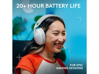 Logitech G321 Lightspeed Trådløs Gaming Headset (hvit) Gaming headset