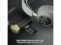 SteelSeries Arctis Nova Elite Trådløst Gamingheadset (salvie og gull) Gaming headset