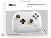 8BitDo Ultimate 2 Trådløs Bluetooth Kontroller (hvit) Gamepad