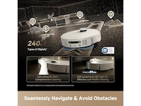 Dreame matrix 10 Ultra robotstøvsuger (hvit) Robotstøvsugere