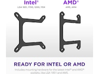 NZXT Kraken Core RGB 360mm AIO-kjøler (svart) CPU - Vannkjøling