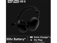 Sony INZONE H9 II Trådløst støydempende hodesett (hvit) Gaming headset