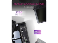 ICY BOX IB-CR602M-C31 M.2 SSD Enclosure Harddisk Ekstern