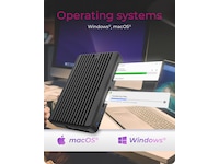 ICY BOX IB-CR602M-C31 M.2 SSD Enclosure Harddisk Ekstern