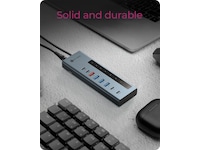 ICY BOX 9-i-1 HUB Dockingstasjon & USB-HUB