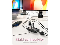 Icy Box 10-i-1 dokkingstasjon Dockingstasjon & USB-HUB