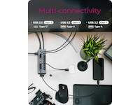 ICY BOX 11-i-1 USB Type-C HUB Dockingstasjon & USB-HUB