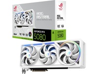Asus ROG Astral GeForce RTX 5080 OC (hvit) Skjermkort