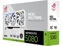 Asus ROG Astral GeForce RTX 5080 OC (hvit) Skjermkort