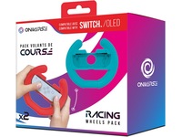 Oniverse Nintendo Switch klassiske Joy-Con ratt (rød/blå) Tilbehør