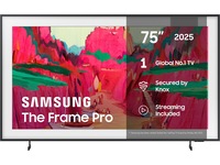 Samsung The Frame Pro 75" LS03FW + ramme Beige Wood 60 - 69 tommer TV