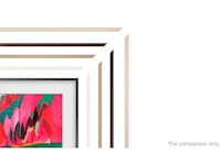 Samsung The Frame Pro 85" LS03FW + ramme Beige Wood 60 - 69 tommer TV