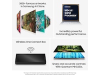 Samsung The Frame Pro 85" LS03FW + ramme Beige Wood 60 - 69 tommer TV