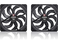 Noctua NF-A14x25 G2 PWM Sx2-PP chromax.black Vifte 2pk Vifter