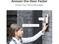 Reolink Video Dørklokke WiFi (svart) Ringeklokker